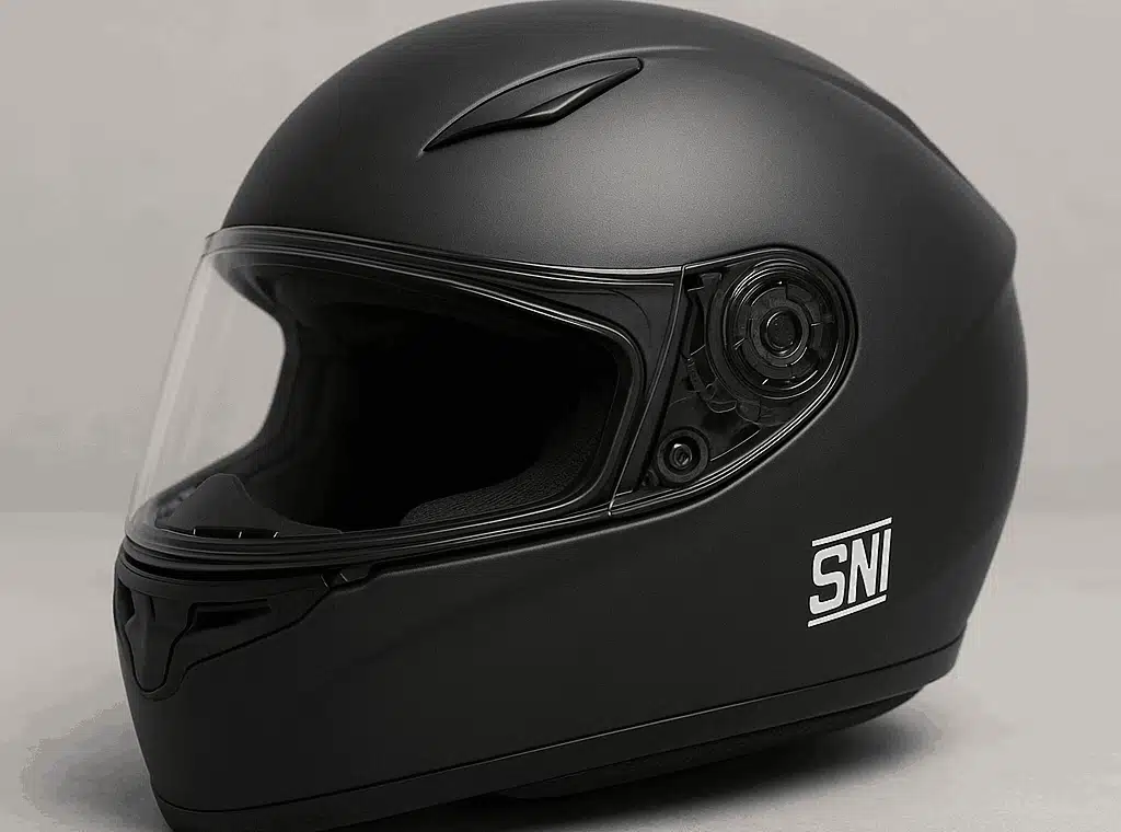 helm sni, ciri-ciri helm sni, mengapa seorang pengendara motor harus mengenakan helm berstandar sni